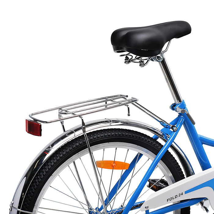 Фото к товару Велосипед 24" Rocket City Fold 24, цвет синий, размер 16" Велосипед 24" Rocket City Fold 24, цвет синий, размер 16"