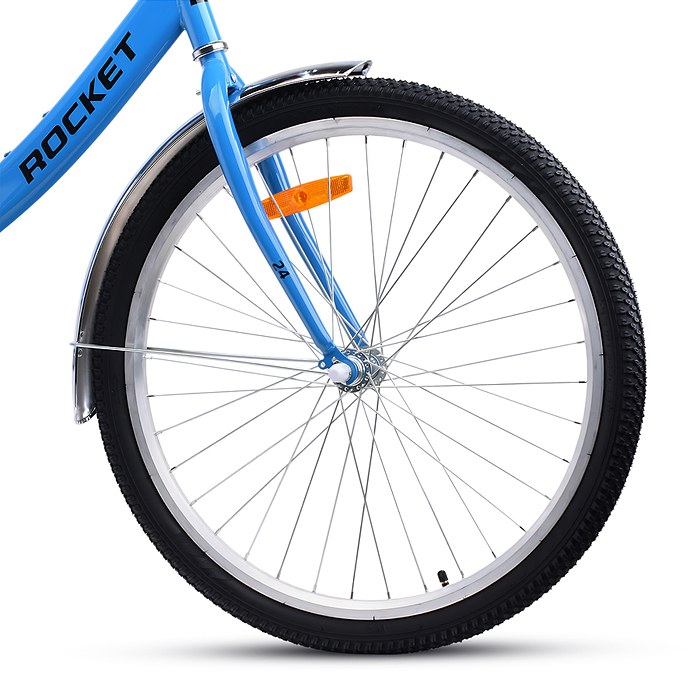 Фото к товару Велосипед 24" Rocket City Fold 24, цвет синий, размер 16" Велосипед 24" Rocket City Fold 24, цвет синий, размер 16"