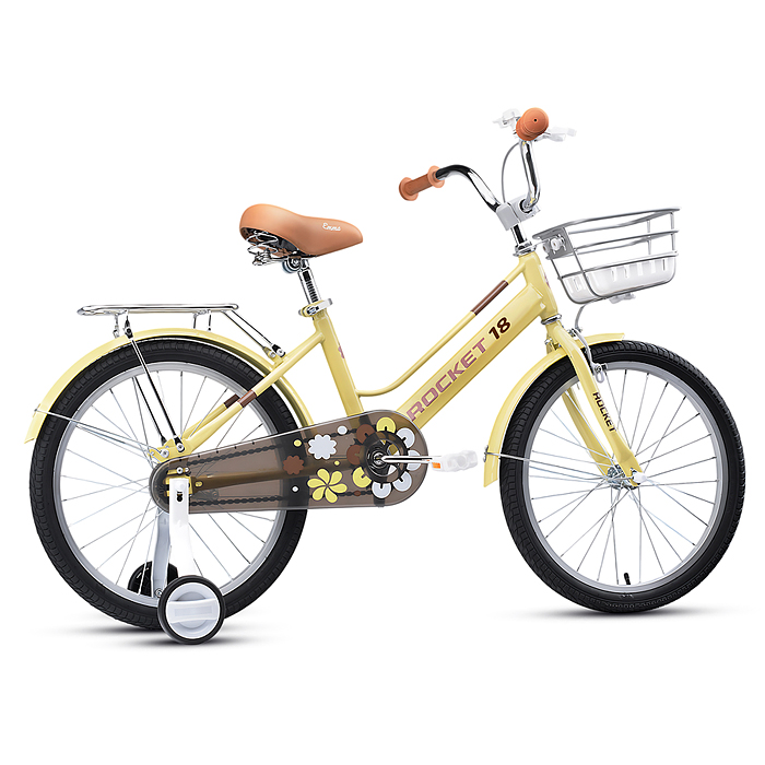 Велосипед 18" Rocket Emma, цвет желтый