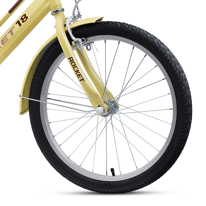 Велосипед 18" Rocket Emma, цвет желтый