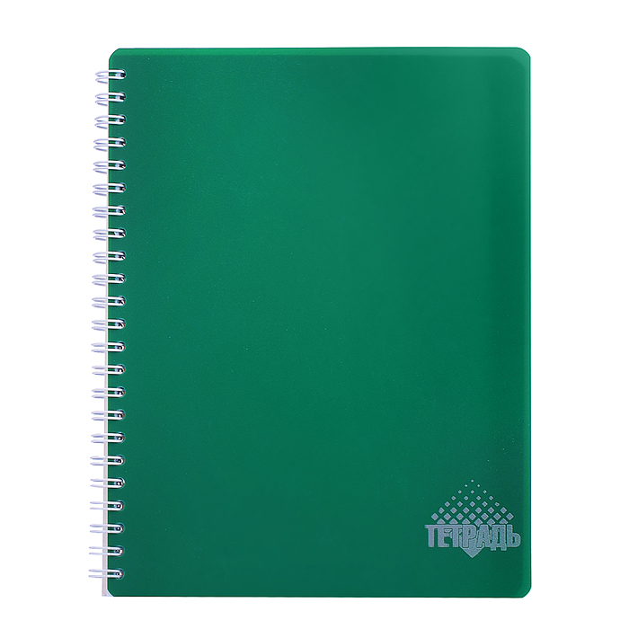 Тетрадь 96л. на гребне "Зеленый/Синий"