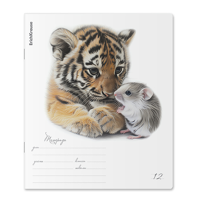 Тетрадь 12л. линейка "Little Cuties" MIX