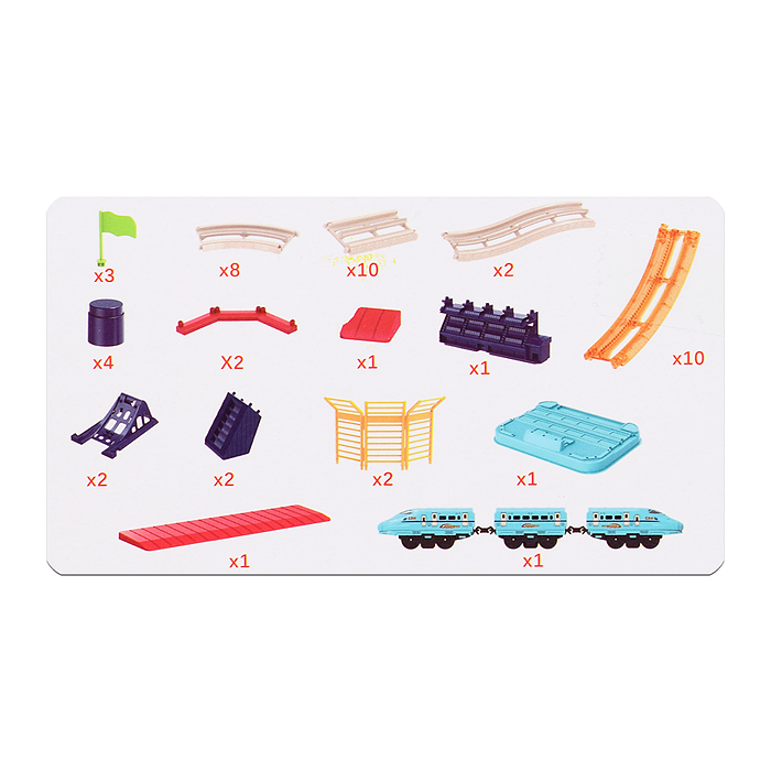 Железная дорога 4145B "Скорый поезд" в коробке