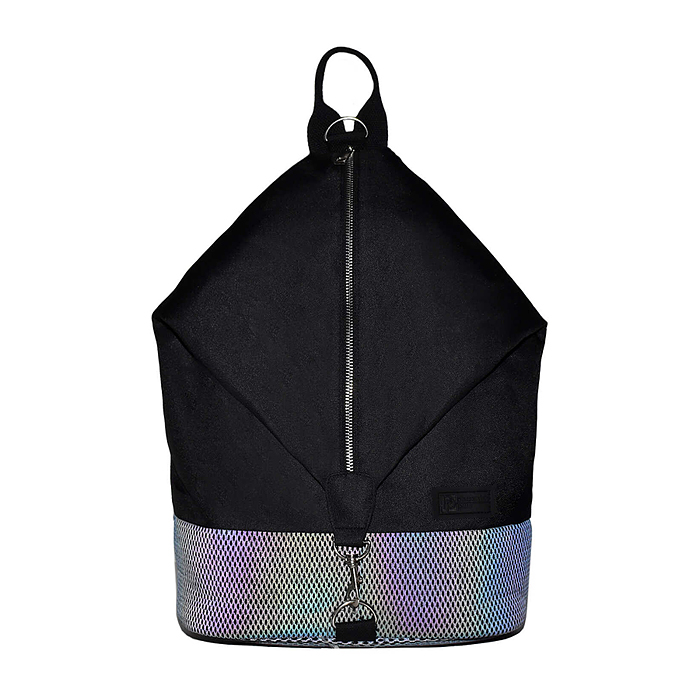 Рюкзак, черный (27.5x40x14.5 см, полиэстер, светоотражающая сетка, 1 отделение (-я)