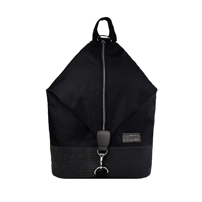 Рюкзак, черный (27.5x40x14.5 см, полиэстер, светоотражающая сетка, 1 отделение (-я)