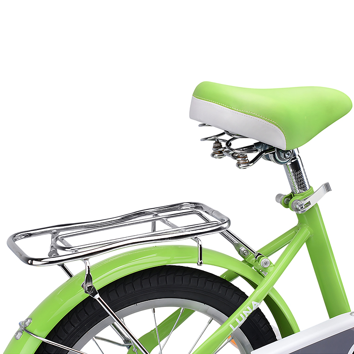 Фото к товару Велосипед 14" Rocket Luna, цвет зеленый Велосипед 14" Rocket Luna, цвет зеленый