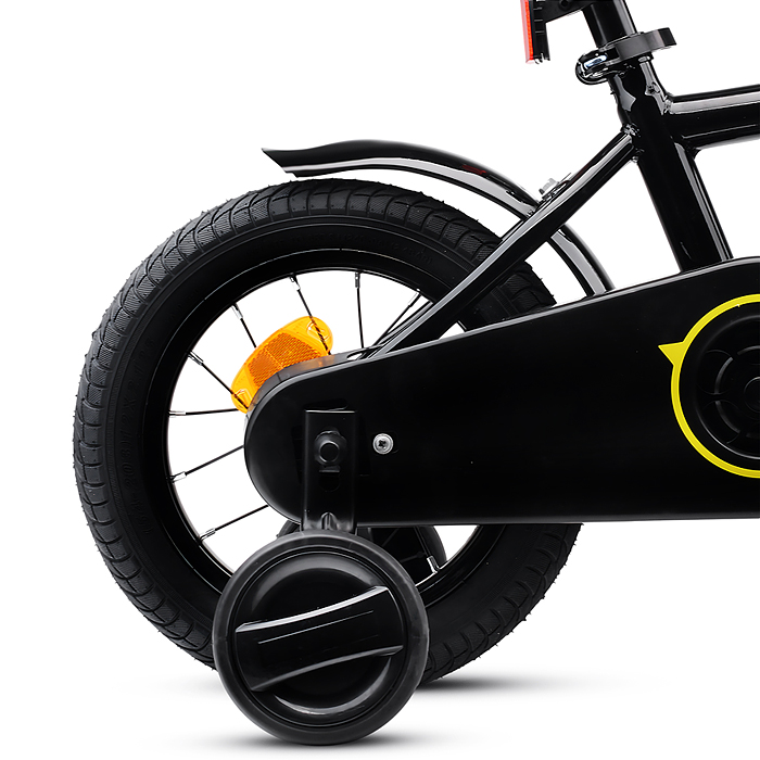 Фото к товару Велосипед 12" Rocket Kind, цвет черный Велосипед 12" Rocket Kind, цвет черный