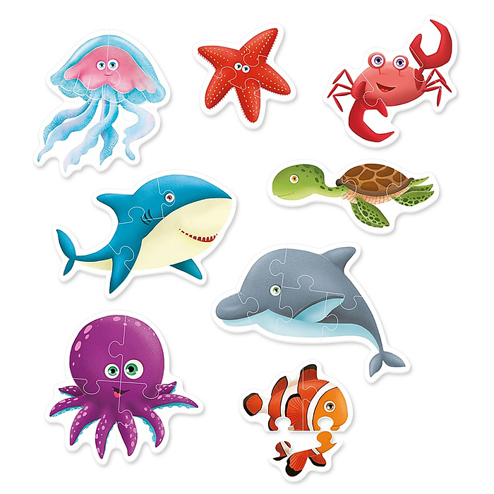 Пазл "Морские обитатели"