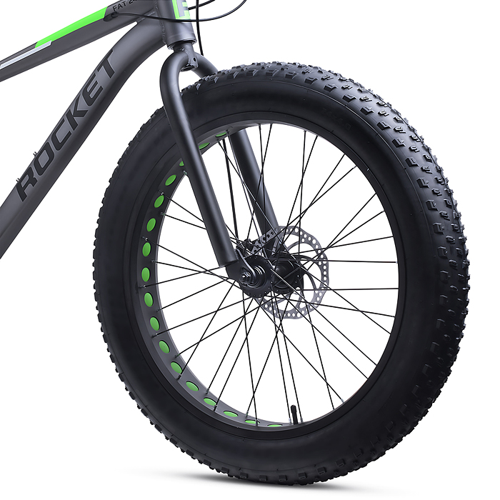 Велосипед 24" Rocket Fat 24, цвет серый, размер 15"