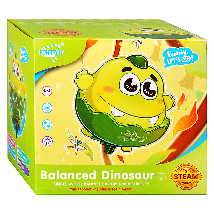 Зверюшка FG3302-1 "Динозаврик" на батарейках, в коробке