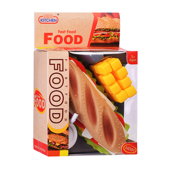 Фото к товару Игровой набор продуктов 623-523 "Fast Food" в коробке Игровой набор продуктов 623-523 "Fast Food" в коробке