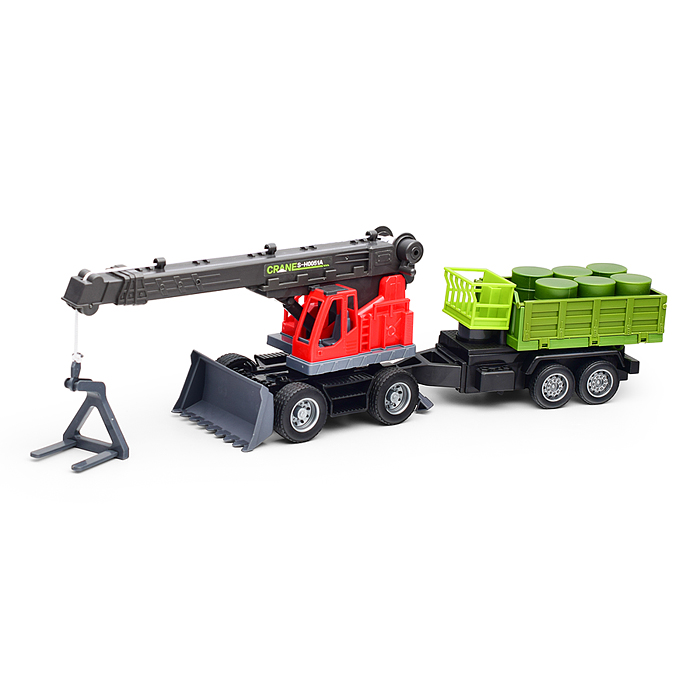 Машина 687-109B "Подъемный кран с прицепом" в коробке
