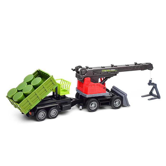 Машина 687-109B "Подъемный кран с прицепом" в коробке