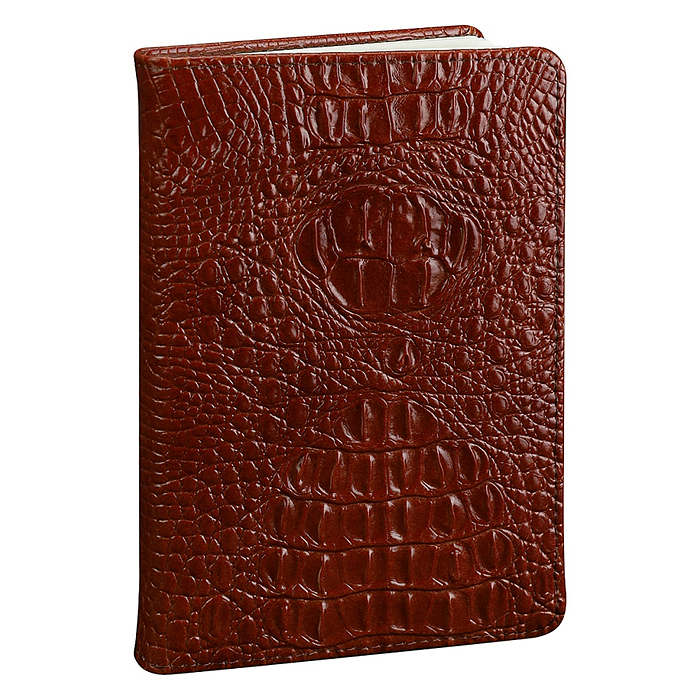 Ежедневник недатированный A5, 136л. "Croco Style" терракотовый