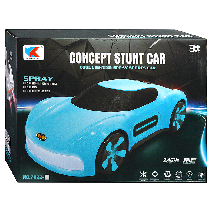 Машина 7022-1D "Космо" р/у, 27 MHz, в коробке