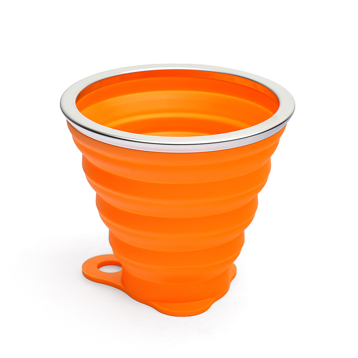 Фото к товару Стакан складной "Ultra thin" 270 мл, диаметр 10 см, высота 8,5 см, в сложенном виде 1,5 см, Стакан складной "Ultra thin" 270 мл, диаметр 10 см, высота 8,5 см, в сложенном виде 1,5 см,