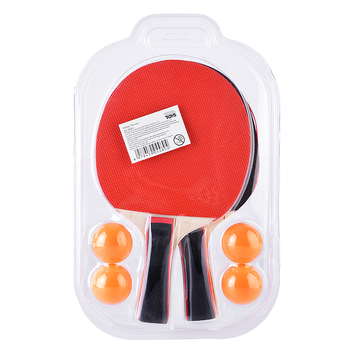 Фото к товару Набор для настольного тенниса 00-5683 (2 ракетки, 4 мяча) на блистере Набор для настольного тенниса 00-5683 (2 ракетки, 4 мяча) на блистере