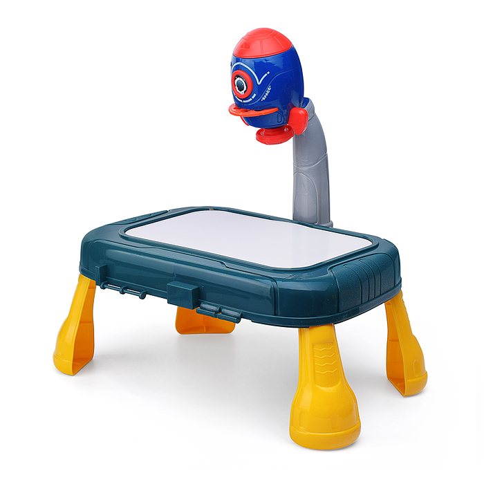 Доска для рисования 6633 "Ракета" с проектором, в коробк