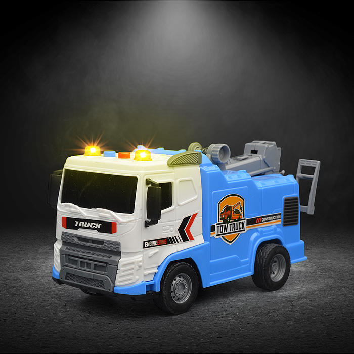 Машина JS176B "Городская служба" (свет, звук)  в коробке