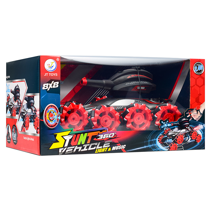 Машина JT661 "Stunt vehicle" р/у, 27 MHz, в коробке