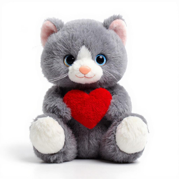 Фото к товару Мягкая игрушка М1467 "Кот с сердцем" 22 см Мягкая игрушка М1467 "Кот с сердцем" 22 см