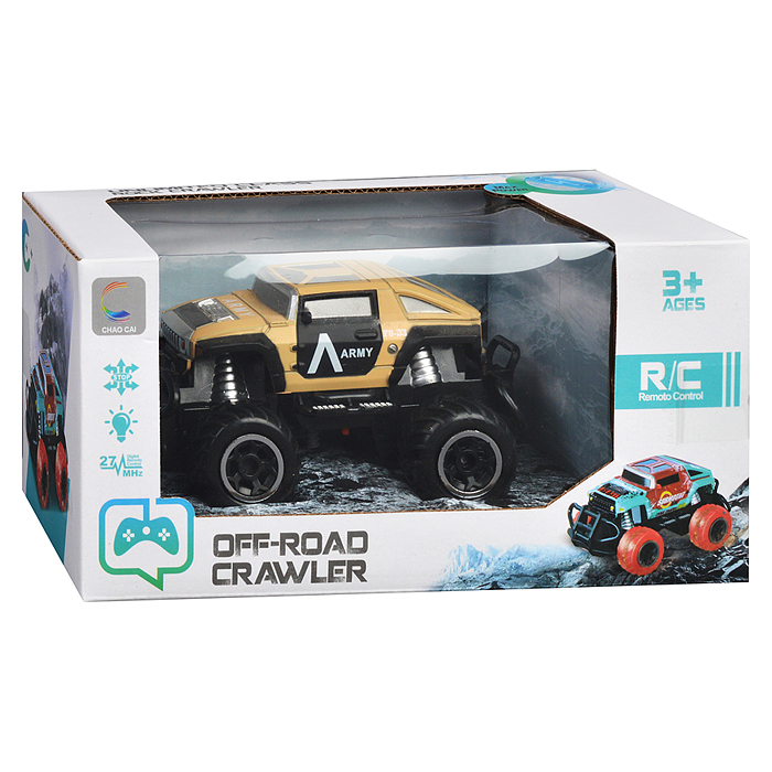 Фото к товару Машина 6148-16 "Внедорожник Армия" на р/у, 27 MHz, в коробке Машина 6148-16 "Внедорожник Армия" на р/у, 27 MHz, в коробке