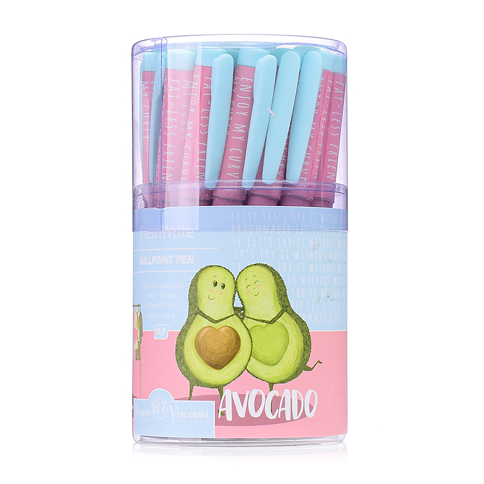 Фото к товару Ручка "FreshWrite. Авокадо. Любовь" шариковая 0.7мм, синяя Ручка "FreshWrite. Авокадо. Любовь" шариковая 0.7мм, синяя