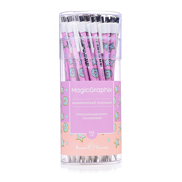 Карандаш механический "MagicGraphix. Сладкое настроение. Звездочки" 0.5мм