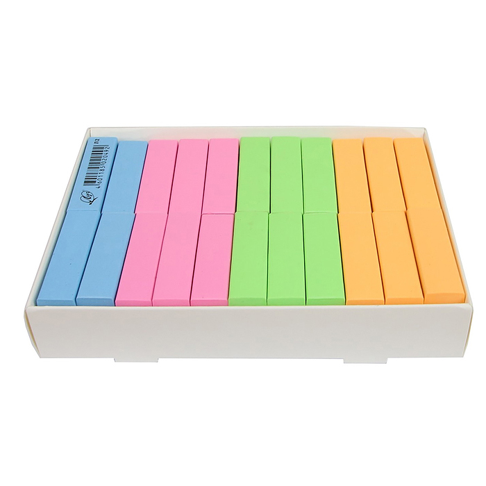 Ластик Л2, 48 х 13 х 13 мм, неоновый, в ассортименте