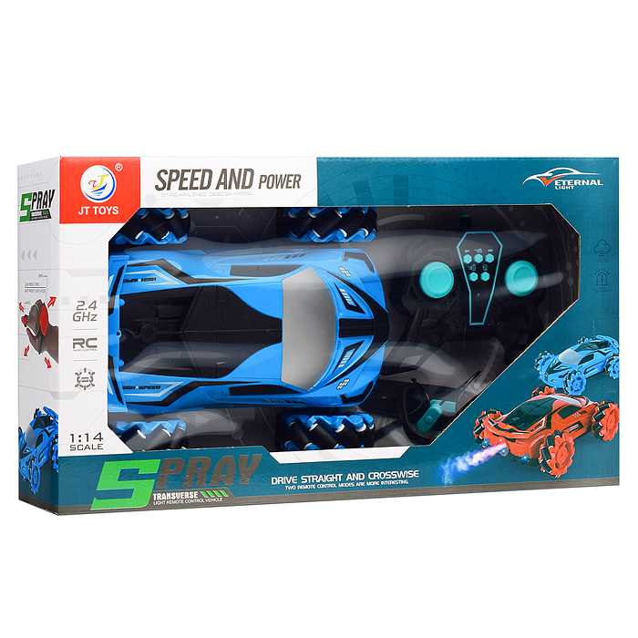 Машина JT638 "Speed and pover" р/у, 27 MHz, в коробке