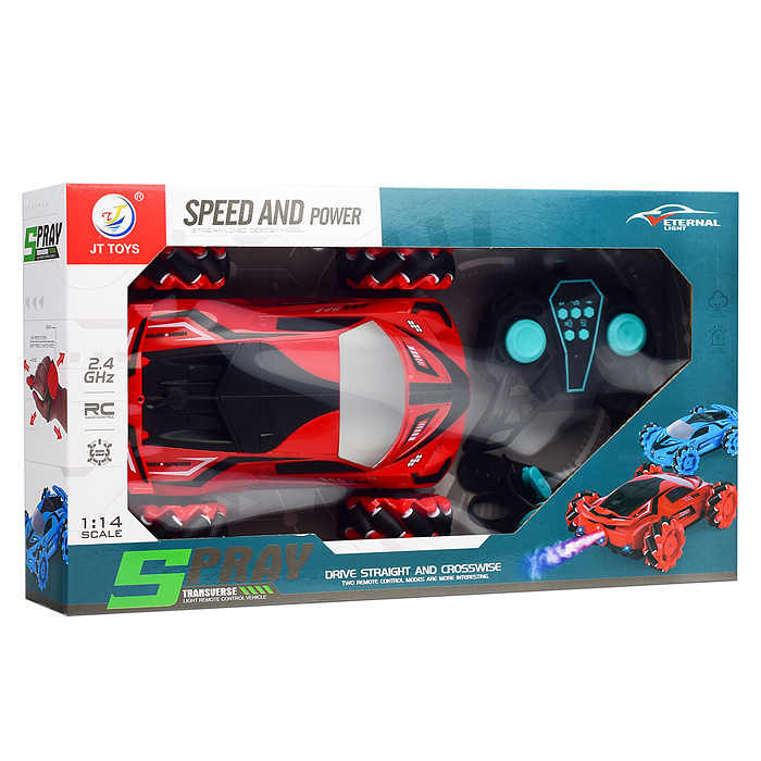 Машина JT638 "Speed and pover" р/у, 27 MHz, в коробке