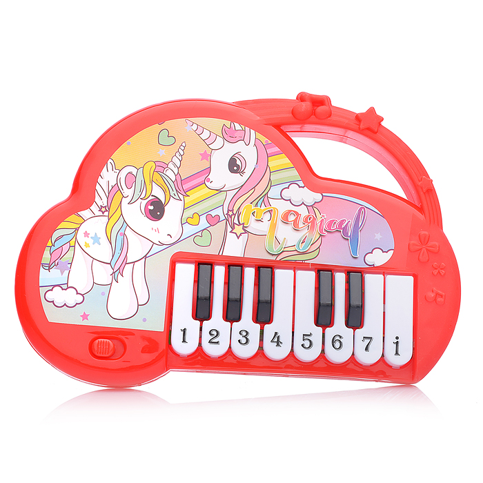 Пианино 168-30C Музыкальные единорожки" в пакете