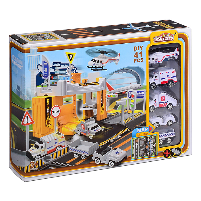 Парковка 660-S106 "Аэропорт" жёлтая, в коробке