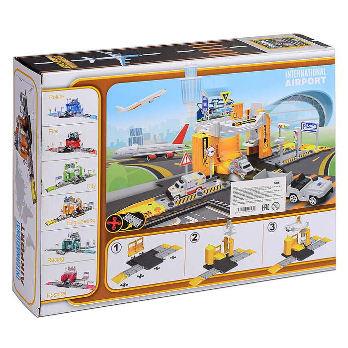 Парковка 660-S106 "Аэропорт" жёлтая, в коробке