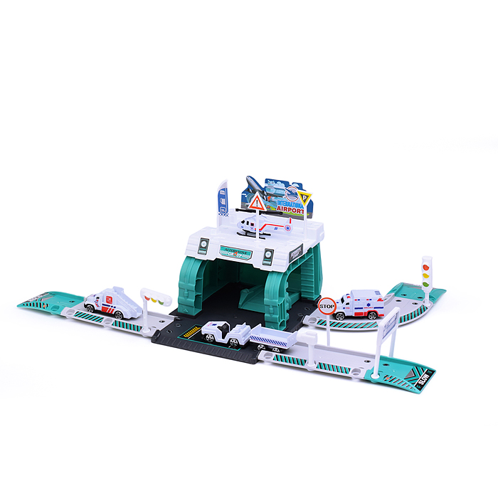 Парковка 660-S108 "Аэропорт" бирюзовая, в коробке