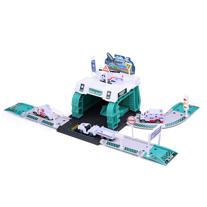 Парковка 660-S108 "Аэропорт" бирюзовая, в коробке