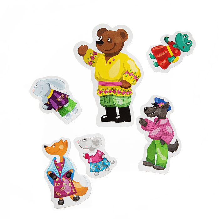 Магниты "Теремок". Серия Магнитные истории (европодвес, 6х10шт)