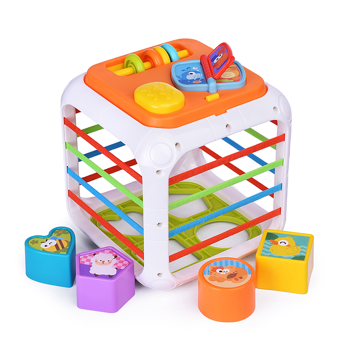 Развивающая игра HE0555 "Куб-Сортер" в коробке