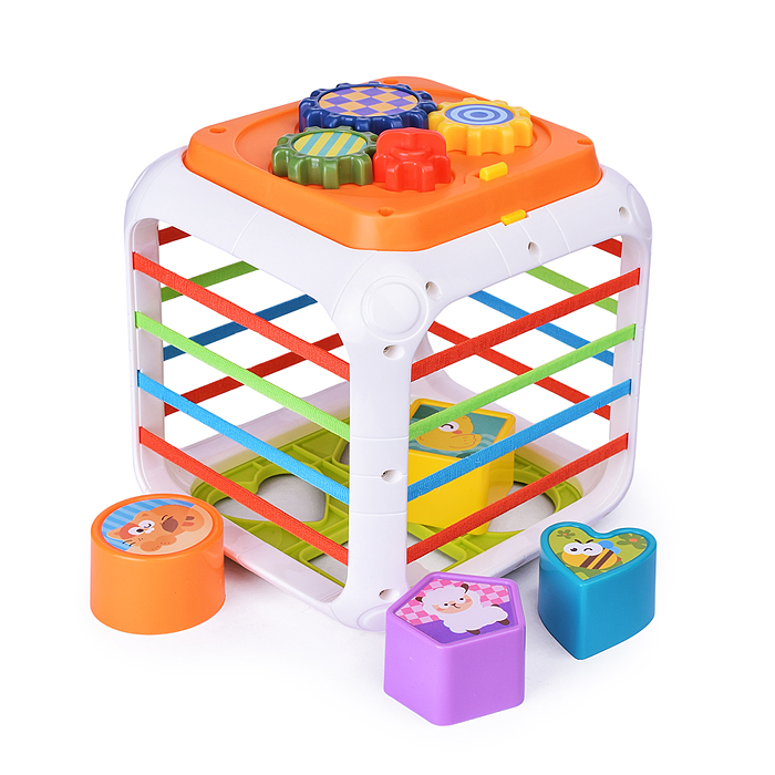 Развивающая игра HE0555 "Куб-Сортер" в коробке