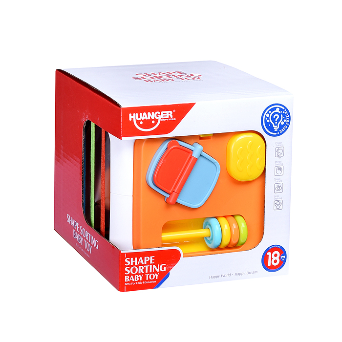 Развивающая игра HE0555 "Куб-Сортер" в коробке
