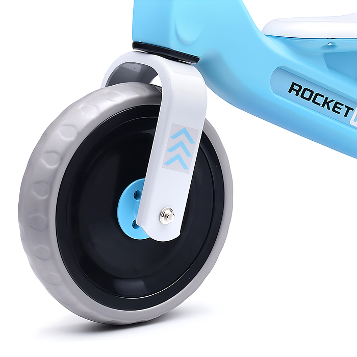 Фото к товару Беговел трехколесный Rocket 133-BL, колеса EVA, цвет синий Беговел трехколесный Rocket 133-BL, колеса EVA, цвет синий