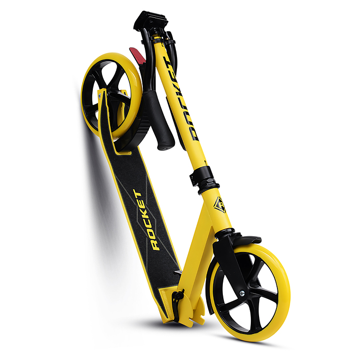 Самокат ROCKET, колеса PU 200 мм, ABEC 7, желтый