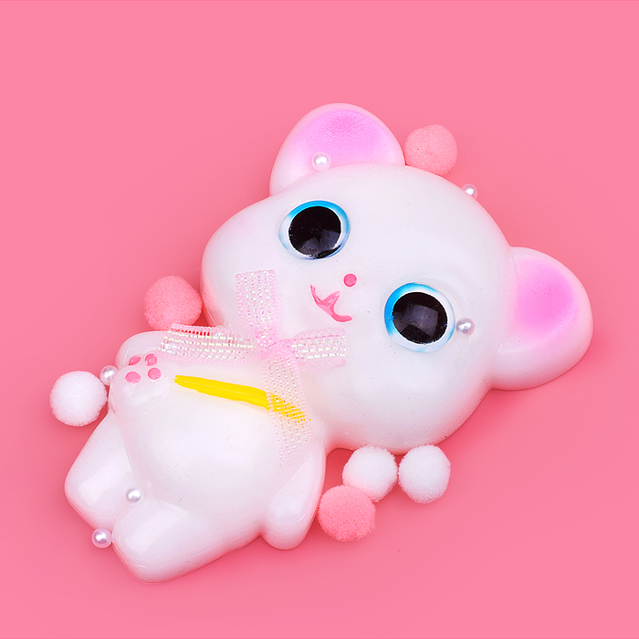 Игрушка -антистресс 00-6647 "Белый мишка"