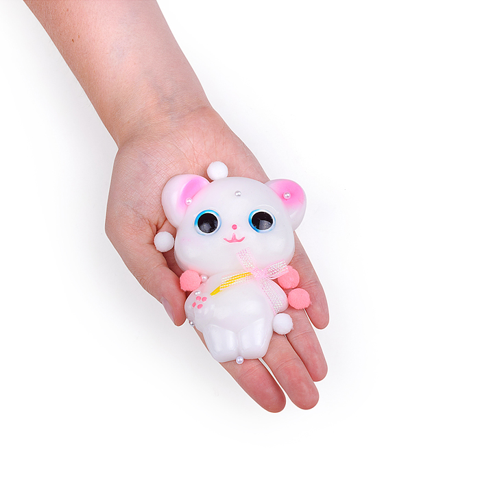 Игрушка -антистресс 00-6647 "Белый мишка"