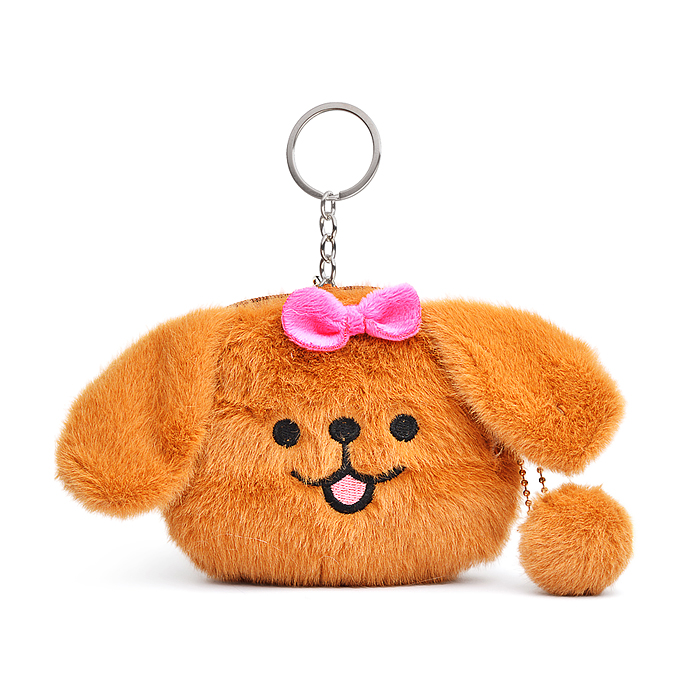 Мягкий брелок-кошелек М1407 "Собачка" 12см