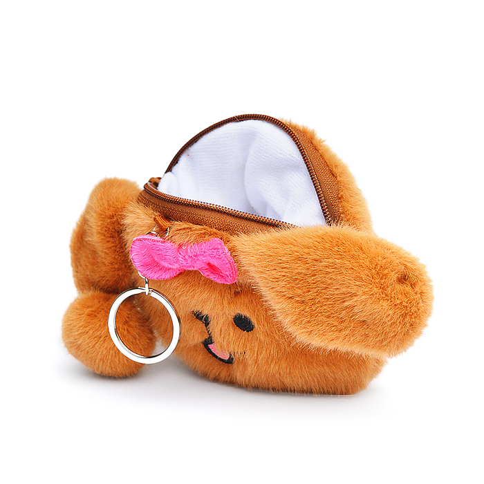 Мягкий брелок-кошелек М1407 "Собачка" 12см