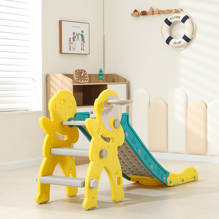 Горка детская UT0110 "Астронавт" (цвет желтый)