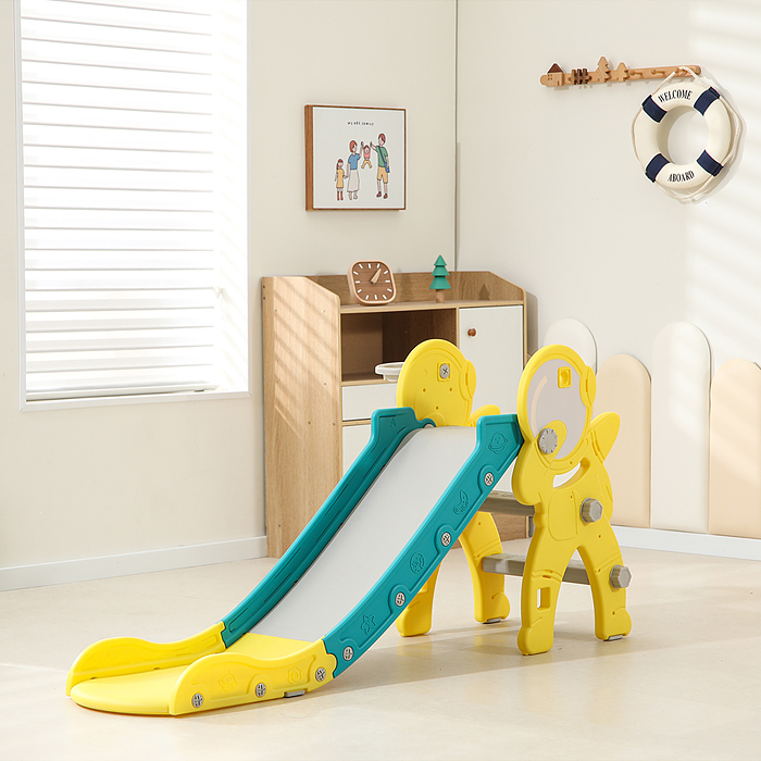 Горка детская UT0110 "Астронавт" (цвет желтый)