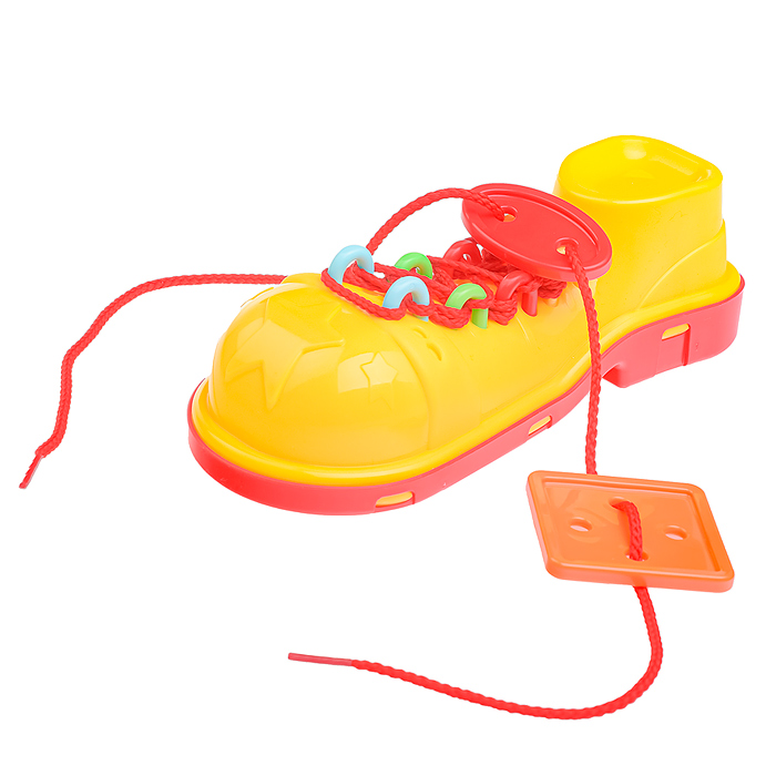 Развивающий набор "Желтый ботинок с пуговками" 