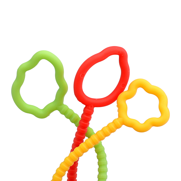 Развивающая игрушка-грызунок Y0089-1 цвет желтый, в коробке